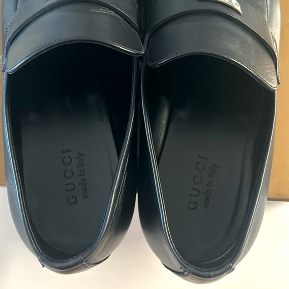 Gucci Men Nero Florence Calf Size 11 but fit like 12 - Picture 4 of 12